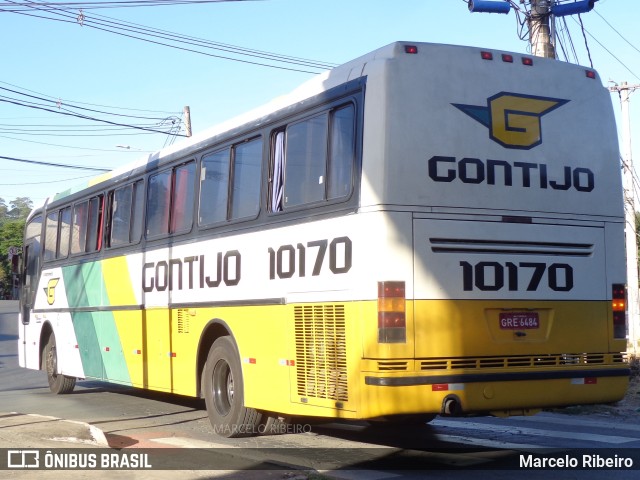 Empresa Gontijo de Transportes 10170 na cidade de Ribeirão das Neves, Minas Gerais, Brasil, por Marcelo Ribeiro. ID da foto: 9682529.