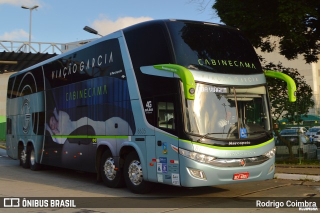 Viação Garcia 8635 na cidade de São Paulo, São Paulo, Brasil, por Rodrigo Coimbra. Número da foto: #9683162.
