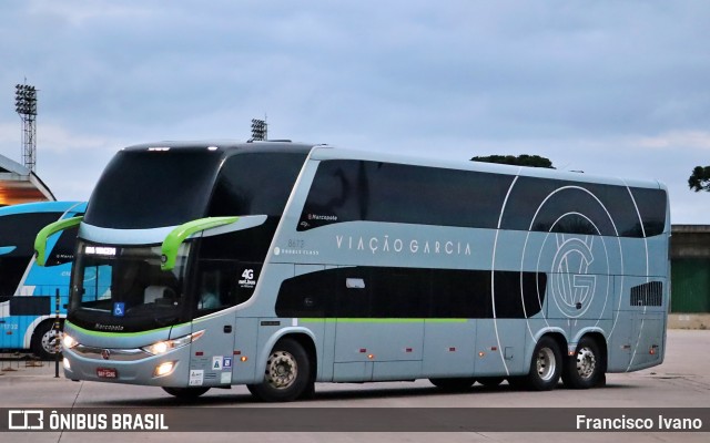 Viação Garcia 8673 na cidade de Curitiba, Paraná, Brasil, por Francisco Ivano. Número da foto: #9684238.