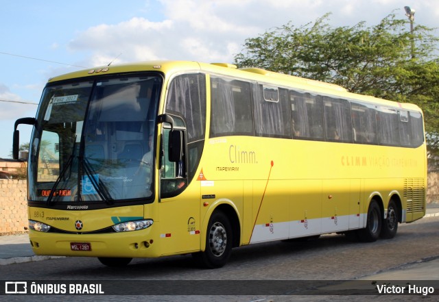 Viação Itapemirim 8813 na cidade de Caruaru, Pernambuco, Brasil, por Victor Hugo. ID da foto: 9683694.