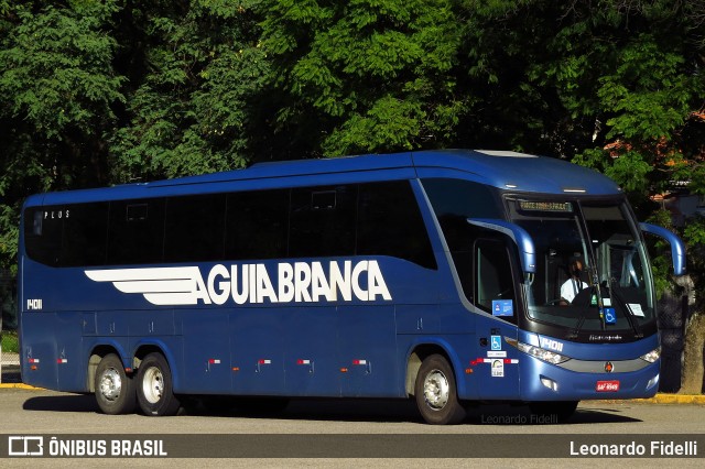 Viação Águia Branca 14011 na cidade de São Paulo, São Paulo, Brasil, por Leonardo Fidelli. ID da foto: 9684703.