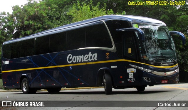 Viação Cometa 719517 na cidade de São Paulo, São Paulo, Brasil, por Carlos Júnior. ID da foto: 9683798.