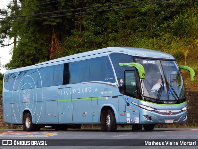 Viação Garcia 82105 na cidade de Joinville, Santa Catarina, Brasil, por Matheus Vieira Mortari. Número da foto: #9684612.
