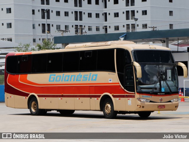 Auto Viação Goianésia 152003-1 na cidade de Goiânia, Goiás, Brasil, por João Victor. ID da foto: 9684369.