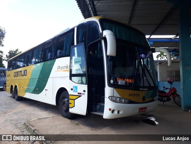 Empresa Gontijo de Transportes 14995 na cidade de Ituberá, Bahia, Brasil, por Lucas Anjos. Número da foto: #9681983.