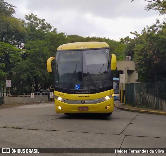 Viação Itapemirim 60057 na cidade de São Paulo, São Paulo, Brasil, por Helder Fernandes da Silva. ID da foto: 9683979.