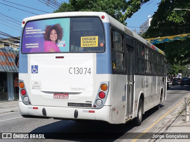 Transportes Barra C13074 na cidade de Rio de Janeiro, Rio de Janeiro, Brasil, por Jorge Gonçalves. Número da foto: #9684340.