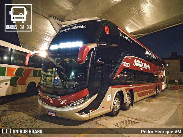 Santa Maria Fretamento e Turismo > Transportes Santa Maria(SP) 1000 na cidade de Belo Horizonte, Minas Gerais, Brasil, por Pedro Henrique VM. Número da foto: #9682421.