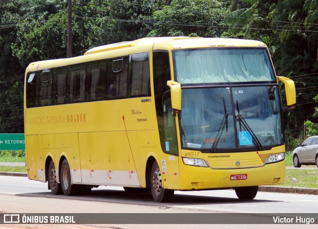 Viação Itapemirim 49017 na cidade de Santa Izabel do Pará, Pará, Brasil, por Victor Hugo. Número da foto: #9684425.