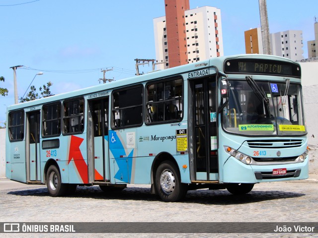 Maraponga Transportes 26413 na cidade de Fortaleza, Ceará, Brasil, por João Victor. ID da foto: 9683447.