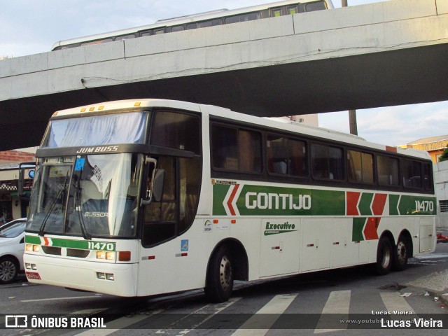 Empresa Gontijo de Transportes 11470 na cidade de Belo Horizonte, Minas Gerais, Brasil, por Lucas Vieira. ID da foto: 9686871.