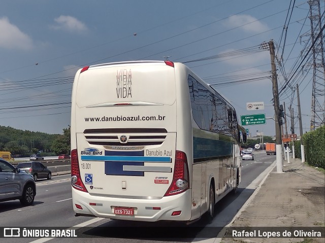 VIDA - Viação Danúbio Azul 18001 na cidade de São Paulo, São Paulo, Brasil, por Rafael Lopes de Oliveira. Número da foto: #9685682.