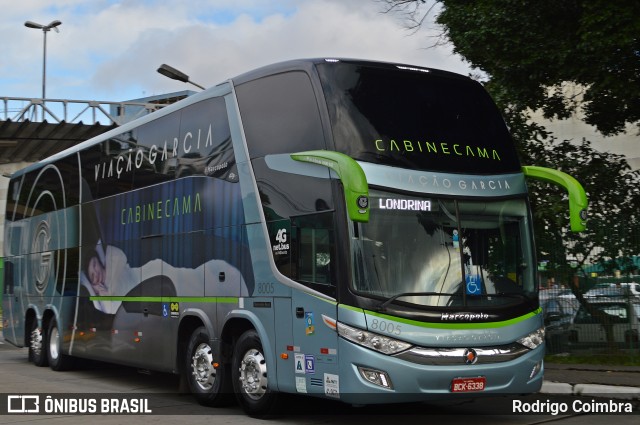 Viação Garcia 8005 na cidade de São Paulo, São Paulo, Brasil, por Rodrigo Coimbra. Número da foto: #9686999.