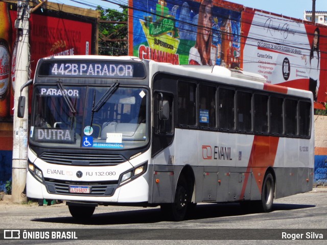 Evanil Transportes e Turismo RJ 132.080 na cidade de Nova Iguaçu, Rio de Janeiro, Brasil, por Roger Silva. Número da foto: #9688355.