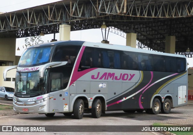Viação Jam Joy 8814 na cidade de Imperatriz, Maranhão, Brasil, por JGILBERTO KNIPHOFF. Número da foto: #9686585.