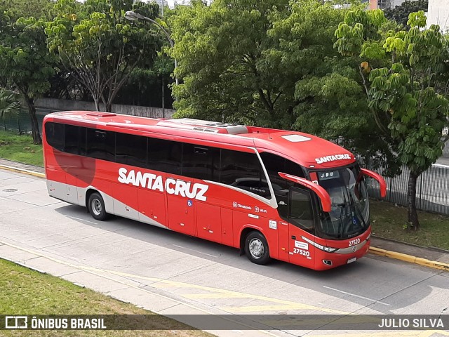 Viação Santa Cruz 27520 na cidade de São Paulo, São Paulo, Brasil, por JULIO SILVA. Número da foto: #9688851.