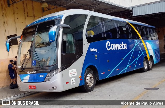 Viação Cometa 14101 na cidade de Sorocaba, São Paulo, Brasil, por Vicente de Paulo Alves. ID da foto: 9686258.