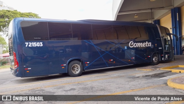 Viação Cometa 721503 na cidade de Sorocaba, São Paulo, Brasil, por Vicente de Paulo Alves. ID da foto: 9686251.