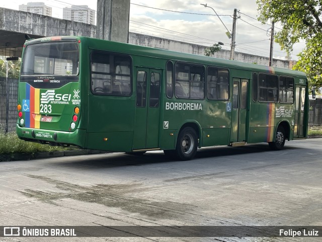 Borborema Imperial Transportes 283 na cidade de Recife, Pernambuco, Brasil, por Felipe Luiz. ID da foto: 9687527.