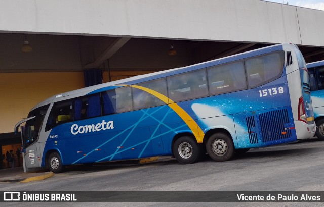 Viação Cometa 15138 na cidade de Sorocaba, São Paulo, Brasil, por Vicente de Paulo Alves. ID da foto: 9686256.