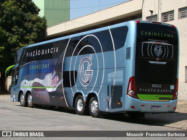 Viação Garcia 80026 na cidade de São Paulo, São Paulo, Brasil, por Moaccir  Francisco Barboza. ID da foto: 9688229.