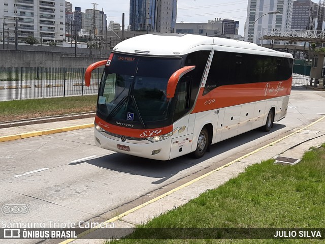 Viação Vale do Tietê 839 na cidade de São Paulo, São Paulo, Brasil, por JULIO SILVA. Número da foto: #9688452.