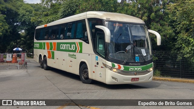 Empresa Gontijo de Transportes 21705 na cidade de São Paulo, São Paulo, Brasil, por Espedito de Brito Gomes. Número da foto: #9686850.