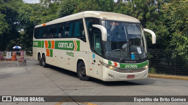 Empresa Gontijo de Transportes 21705 na cidade de São Paulo, São Paulo, Brasil, por Espedito de Brito Gomes. ID da foto: 9686850.