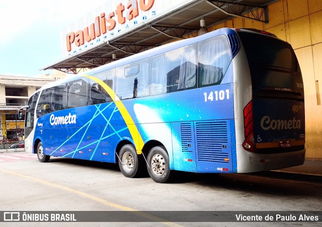 Viação Cometa 14101 na cidade de Sorocaba, São Paulo, Brasil, por Vicente de Paulo Alves. ID da foto: 9686259.