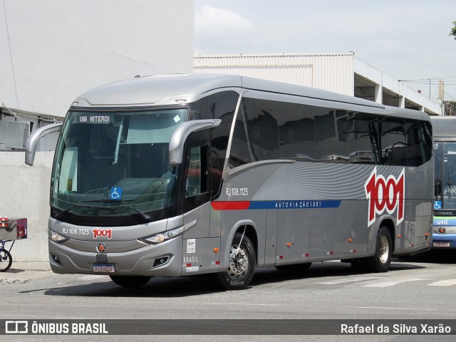 Auto Viação 1001 RJ 108.1125 na cidade de Rio de Janeiro, Rio de Janeiro, Brasil, por Rafael da Silva Xarão. ID da foto: 9688657.