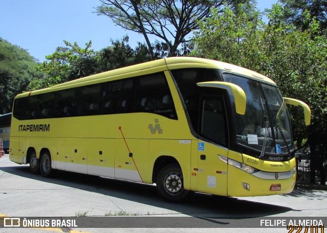 Viação Itapemirim 60089 na cidade de São Paulo, São Paulo, Brasil, por FELIPE ALMEIDA. ID da foto: 9689055.