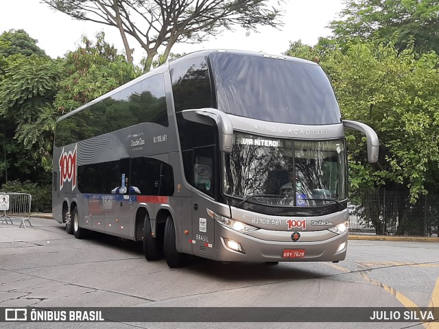 Auto Viação 1001 RJ 108.681 na cidade de São Paulo, São Paulo, Brasil, por JULIO SILVA. ID da foto: 9689232.