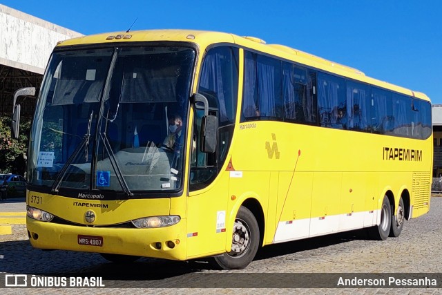 Viação Itapemirim 5731 na cidade de Campos dos Goytacazes, Rio de Janeiro, Brasil, por Anderson Pessanha. ID da foto: 9689877.