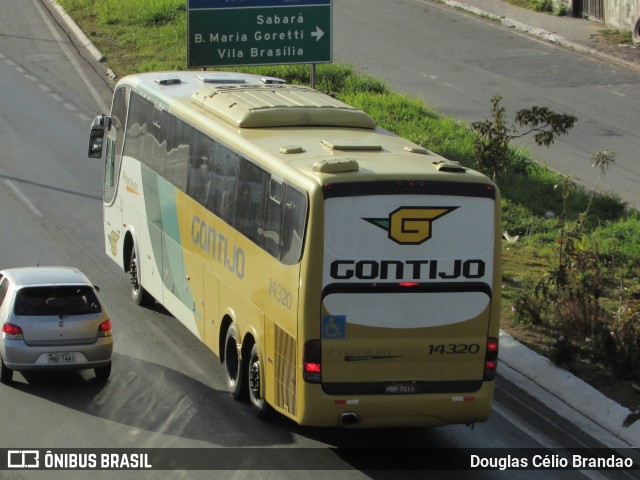 Empresa Gontijo de Transportes 14320 na cidade de Belo Horizonte, Minas Gerais, Brasil, por Douglas Célio Brandao. Número da foto: #9690539.