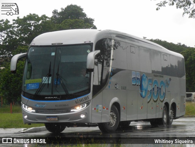 BR-500 Viagens e Turismo RJ 843.005 na cidade de Vitória, Espírito Santo, Brasil, por Whitiney Siqueira. ID da foto: 9689717.