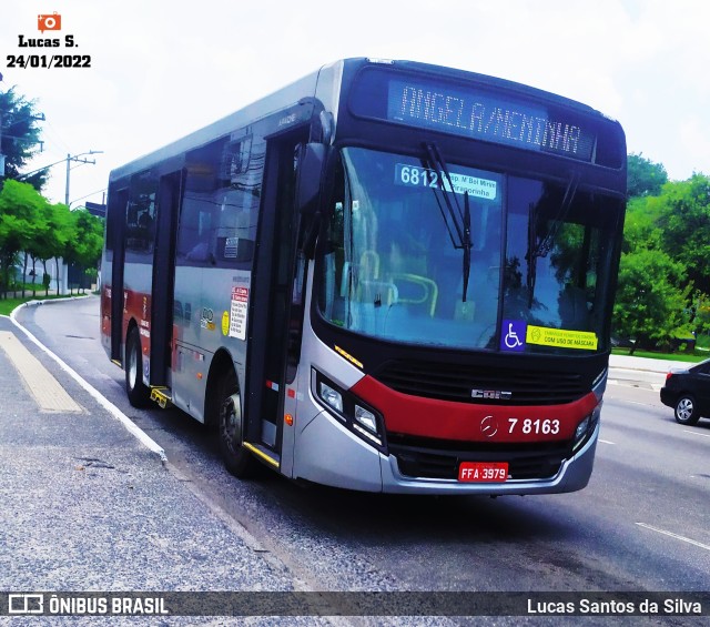 Transwolff Transportes e Turismo 7 8163 na cidade de São Paulo, São Paulo, Brasil, por Lucas Santos da Silva. Número da foto: #9689572.