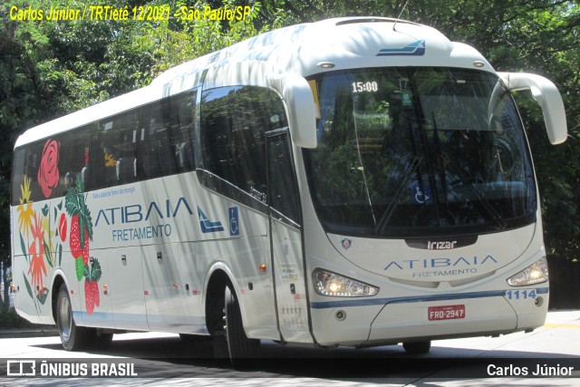 Viação Atibaia São Paulo 1114 na cidade de São Paulo, São Paulo, Brasil, por Carlos Júnior. ID da foto: 9690929.