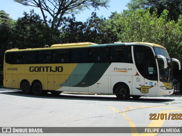 Empresa Gontijo de Transportes 14485 na cidade de São Paulo, São Paulo, Brasil, por FELIPE ALMEIDA. ID da foto: 9690940.