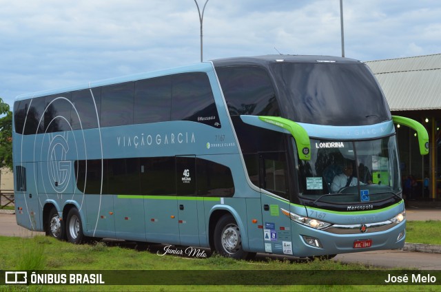 Viação Garcia 7167 na cidade de Maringá, Paraná, Brasil, por José Melo. Número da foto: #9691227.