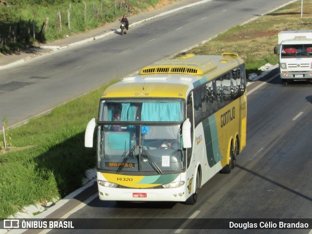 Empresa Gontijo de Transportes 14320 na cidade de Belo Horizonte, Minas Gerais, Brasil, por Douglas Célio Brandao. ID da foto: 9690536.