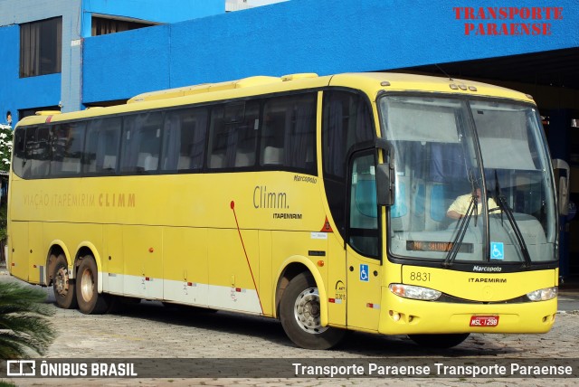 Viação Itapemirim 8831 na cidade de Belém, Pará, Brasil, por Transporte Paraense Transporte Paraense. ID da foto: 9689487.