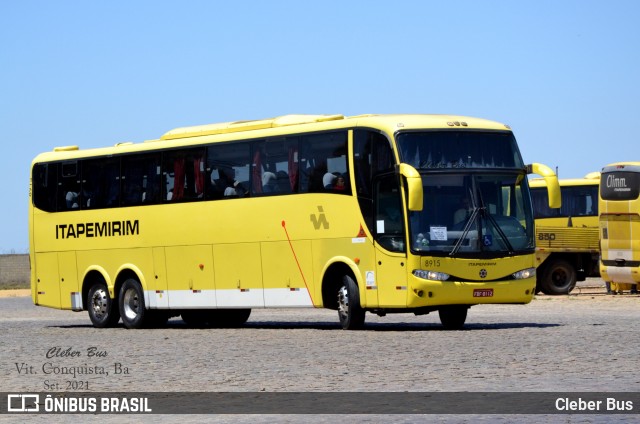 Viação Itapemirim 8915 na cidade de Vitória da Conquista, Bahia, Brasil, por Cleber Bus. Número da foto: #9689151.