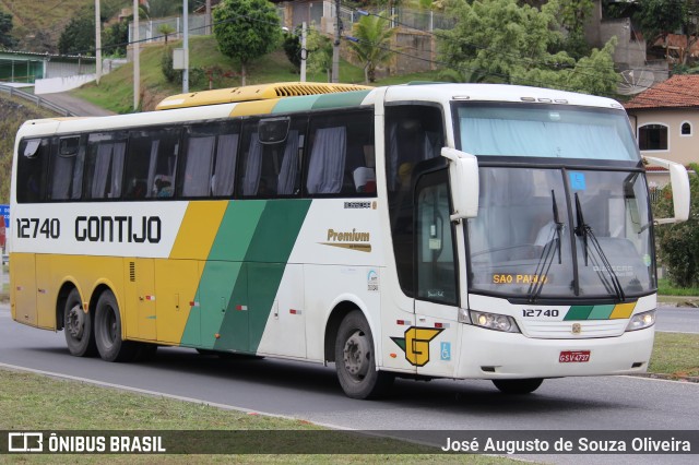 Empresa Gontijo de Transportes 12740 na cidade de Barra do Piraí, Rio de Janeiro, Brasil, por José Augusto de Souza Oliveira. ID da foto: 9693482.