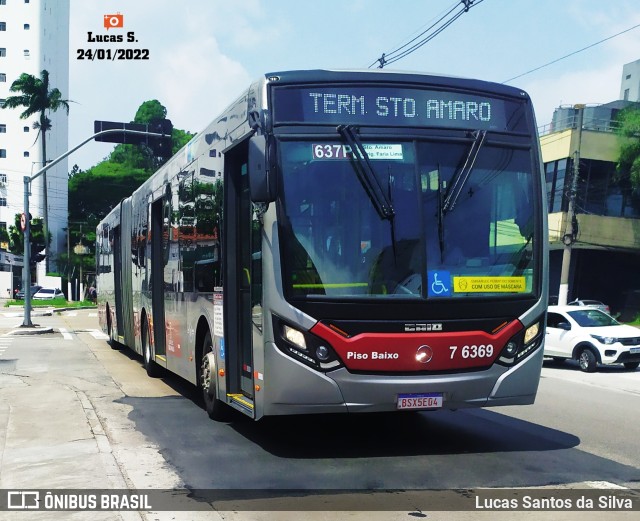 Viação Gatusa Transportes Urbanos 7 6369 na cidade de São Paulo, São Paulo, Brasil, por Lucas Santos da Silva. ID da foto: 9692448.