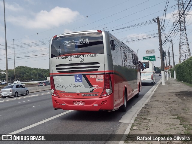 Empresa de Ônibus Pássaro Marron 5828 na cidade de São Paulo, São Paulo, Brasil, por Rafael Lopes de Oliveira. Número da foto: #9692925.