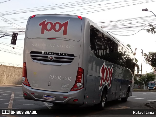 Auto Viação 1001 RJ 108.1106 na cidade de Niterói, Rio de Janeiro, Brasil, por Rafael Lima. ID da foto: 9693151.