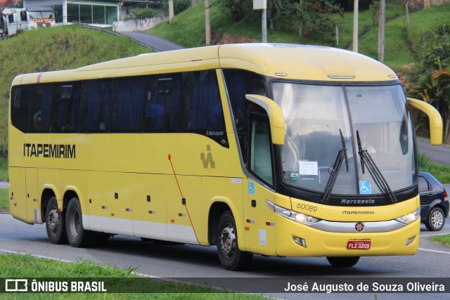 Viação Itapemirim 60089 na cidade de Barra do Piraí, Rio de Janeiro, Brasil, por José Augusto de Souza Oliveira. ID da foto: 9693376.