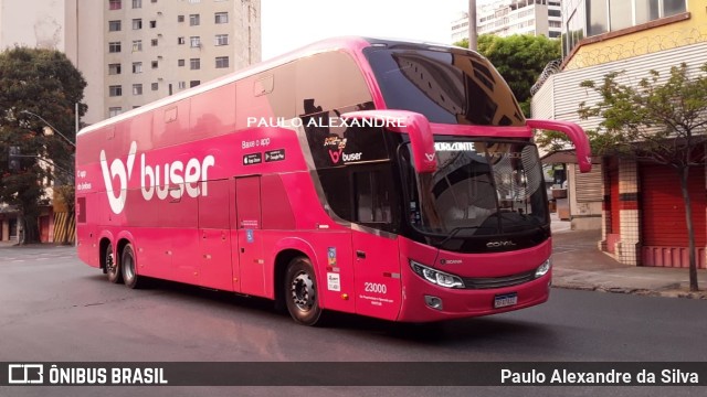 Buser Brasil Tecnologia 23000 na cidade de Belo Horizonte, Minas Gerais, Brasil, por Paulo Alexandre da Silva. ID da foto: 9692845.