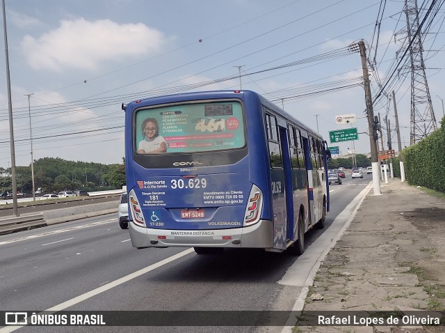 Empresa de Ônibus Vila Galvão 30.629 na cidade de São Paulo, São Paulo, Brasil, por Rafael Lopes de Oliveira. ID da foto: 9692954.