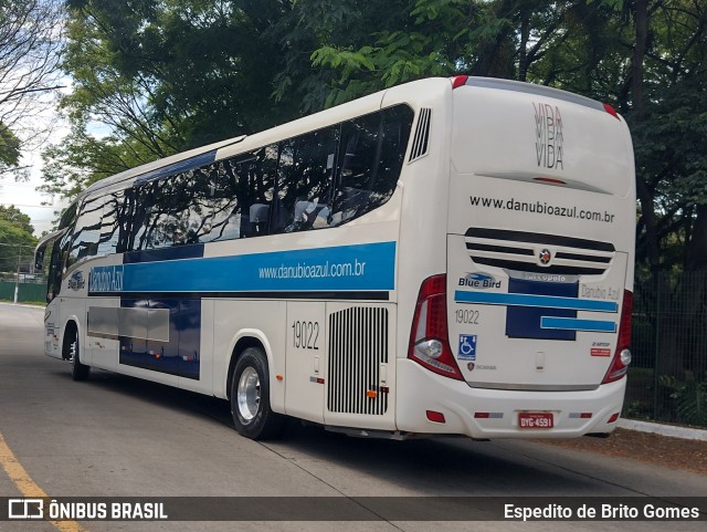 VIDA - Viação Danúbio Azul 19022 na cidade de São Paulo, São Paulo, Brasil, por Espedito de Brito Gomes. Número da foto: #9693685.